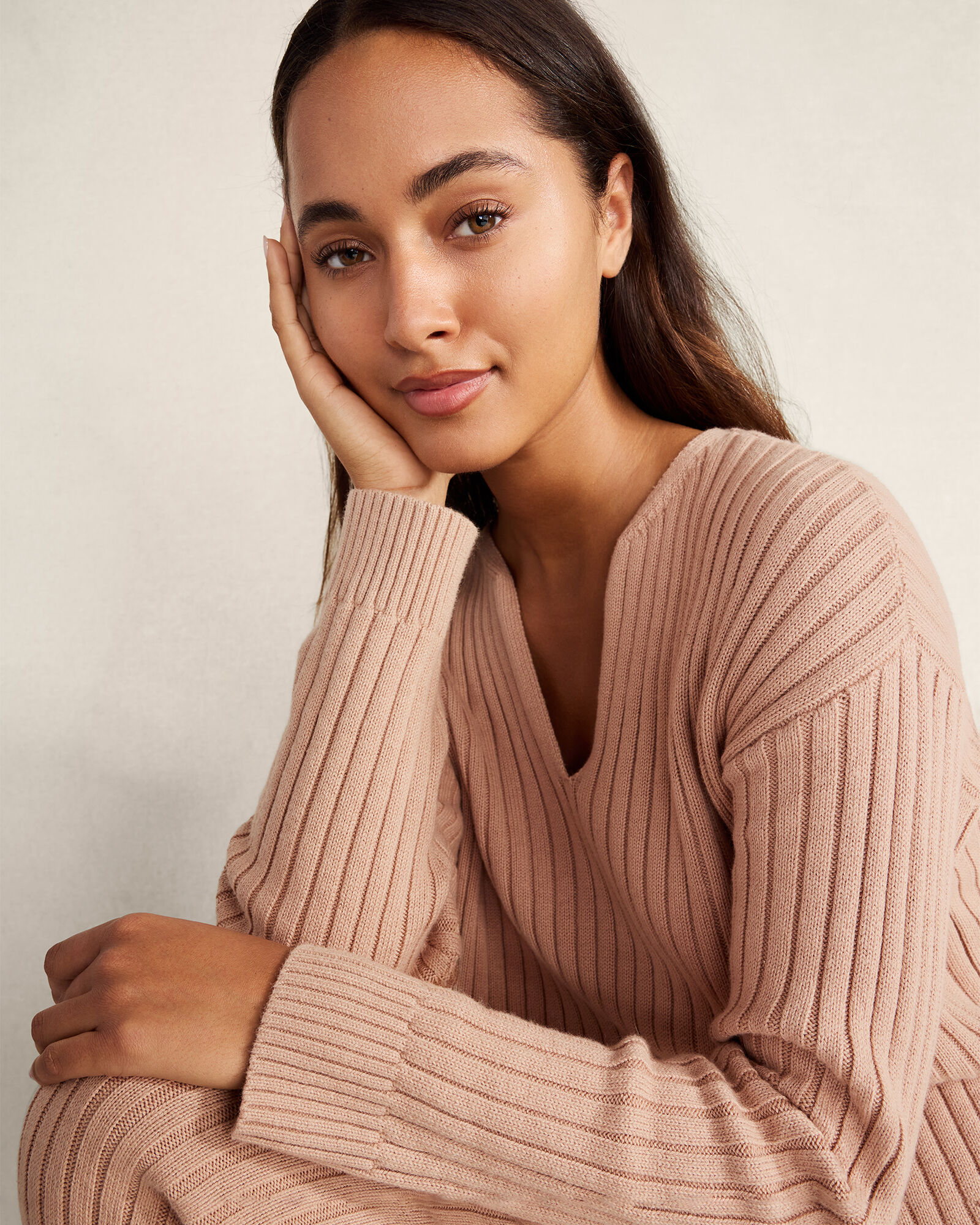 Haven Rib Knit Oversized Sweater