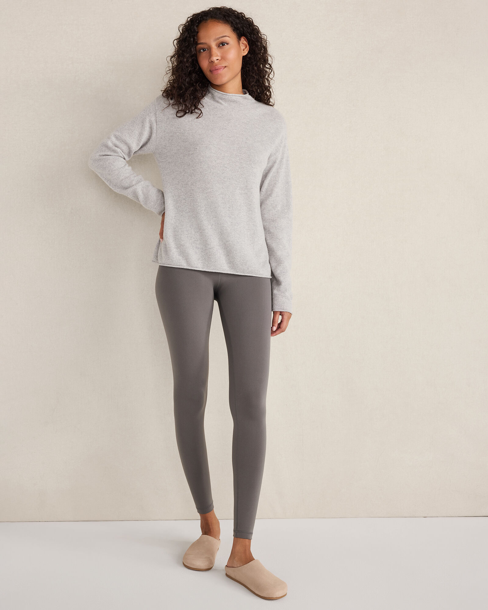 Cashmere Mockneck Sweater