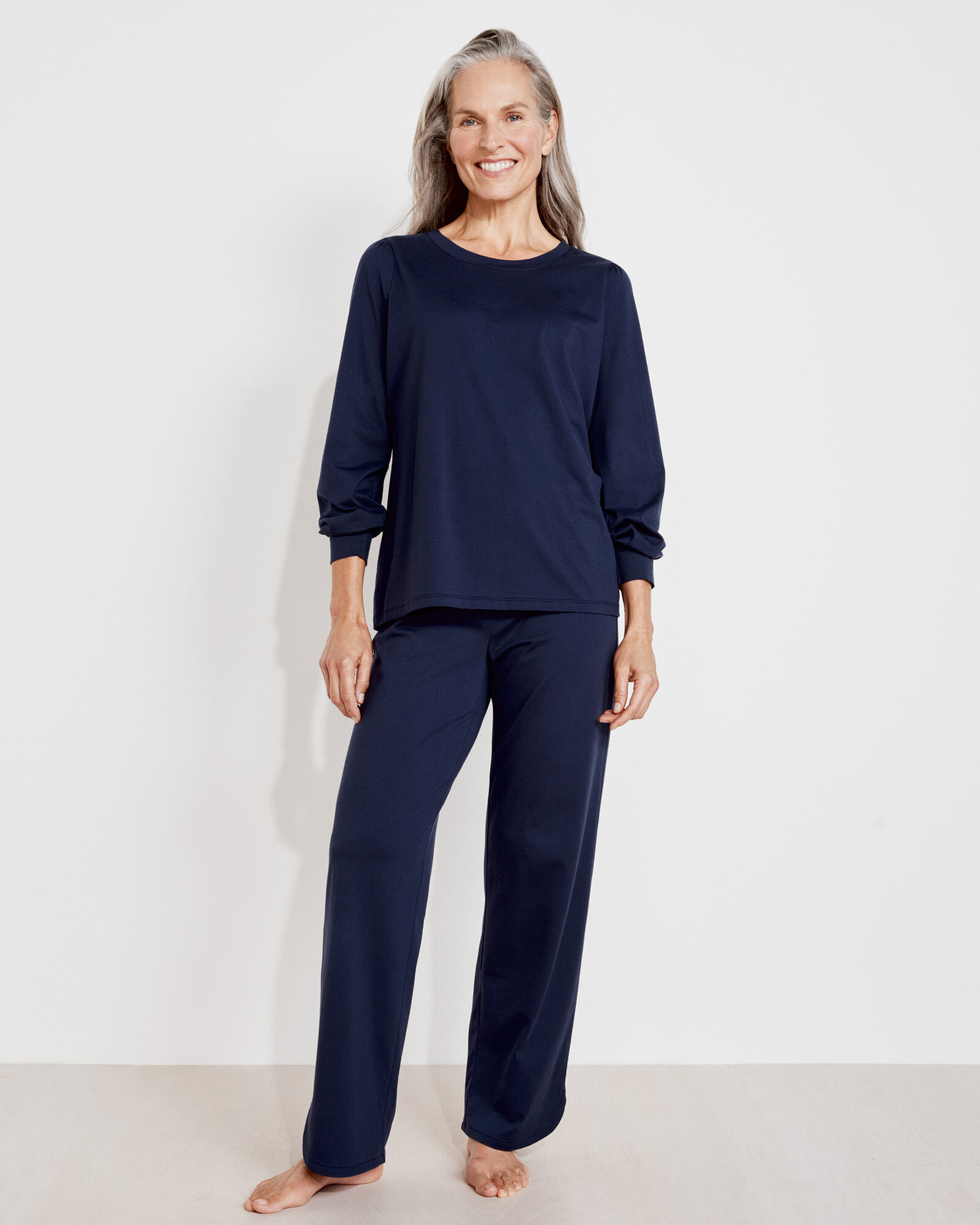 Organic Cotton Jersey Tulip Hem Sleep Pants