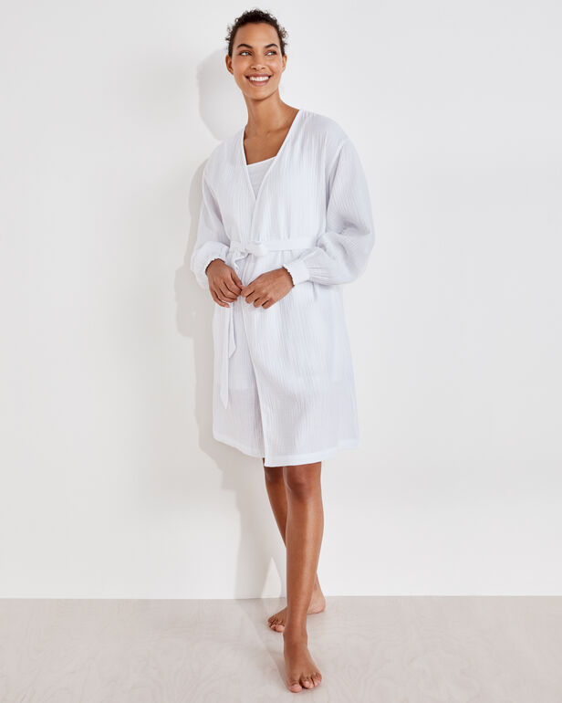 Organic Cotton Gauze Robe