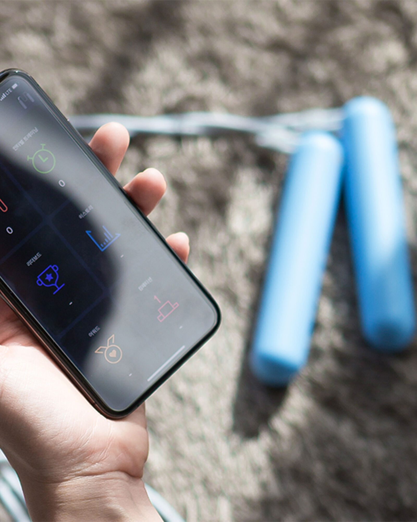 TANGRAM&reg; SmartRope Rookie + Donut Jump Rope Kit