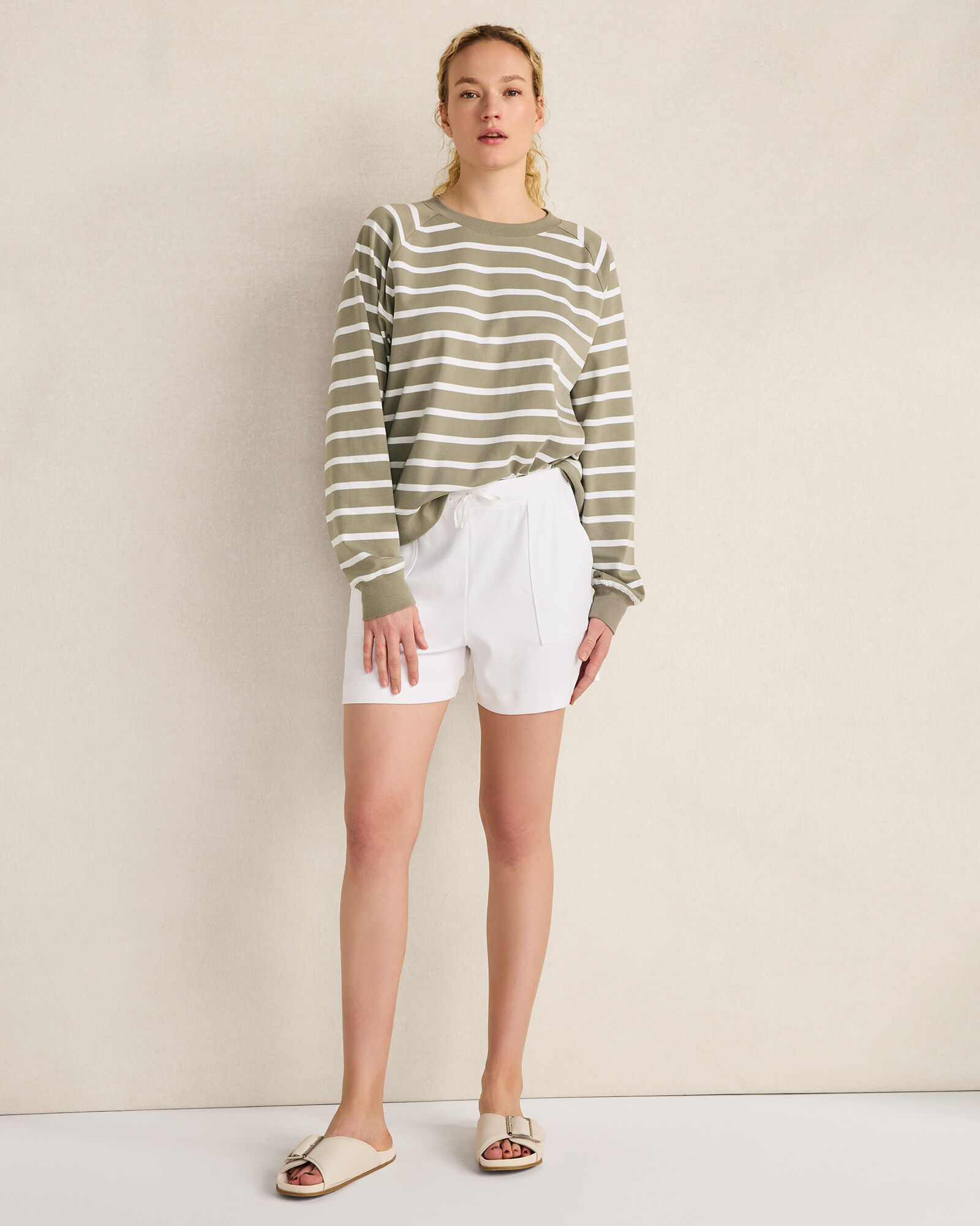 Organic Cotton Interlock Shorts