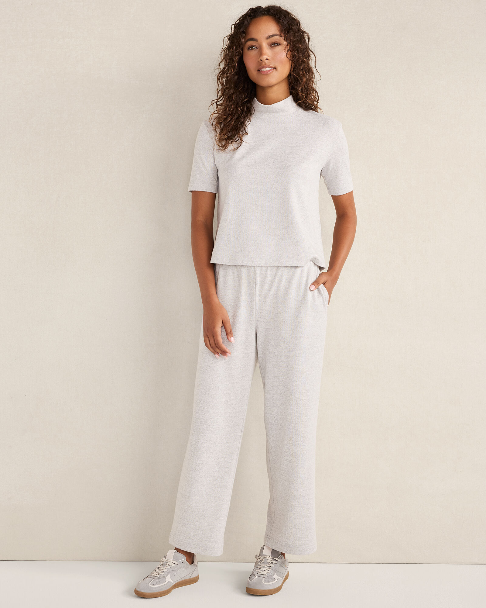 Cozy Knit Mockneck Top