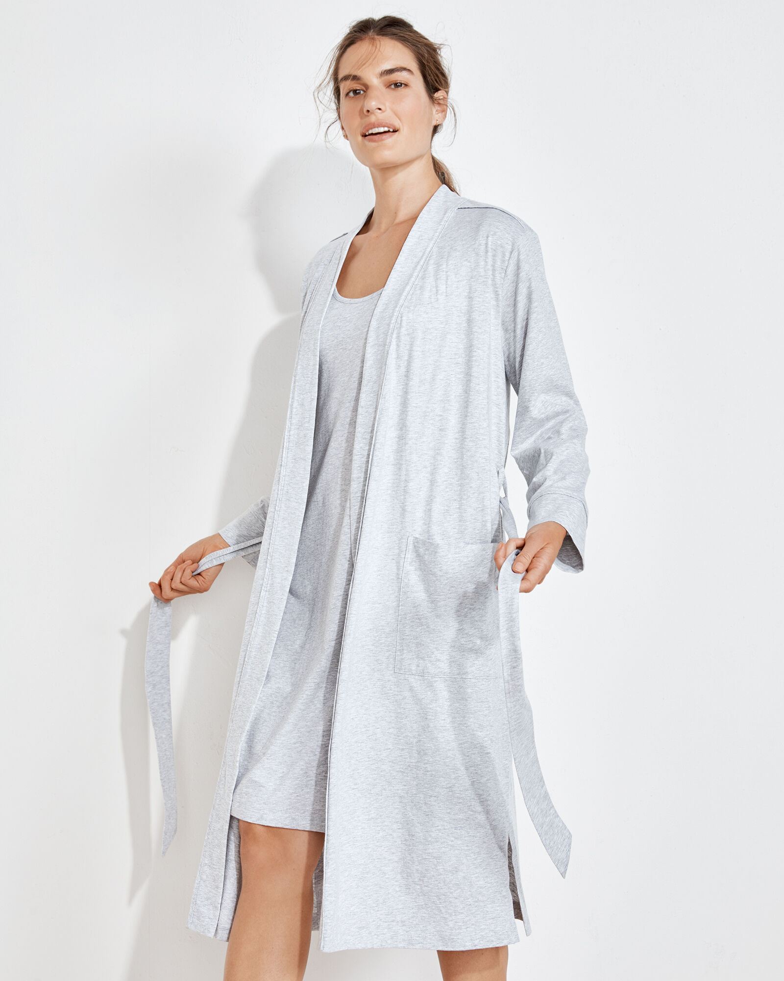 Organic Cotton Jersey Robe