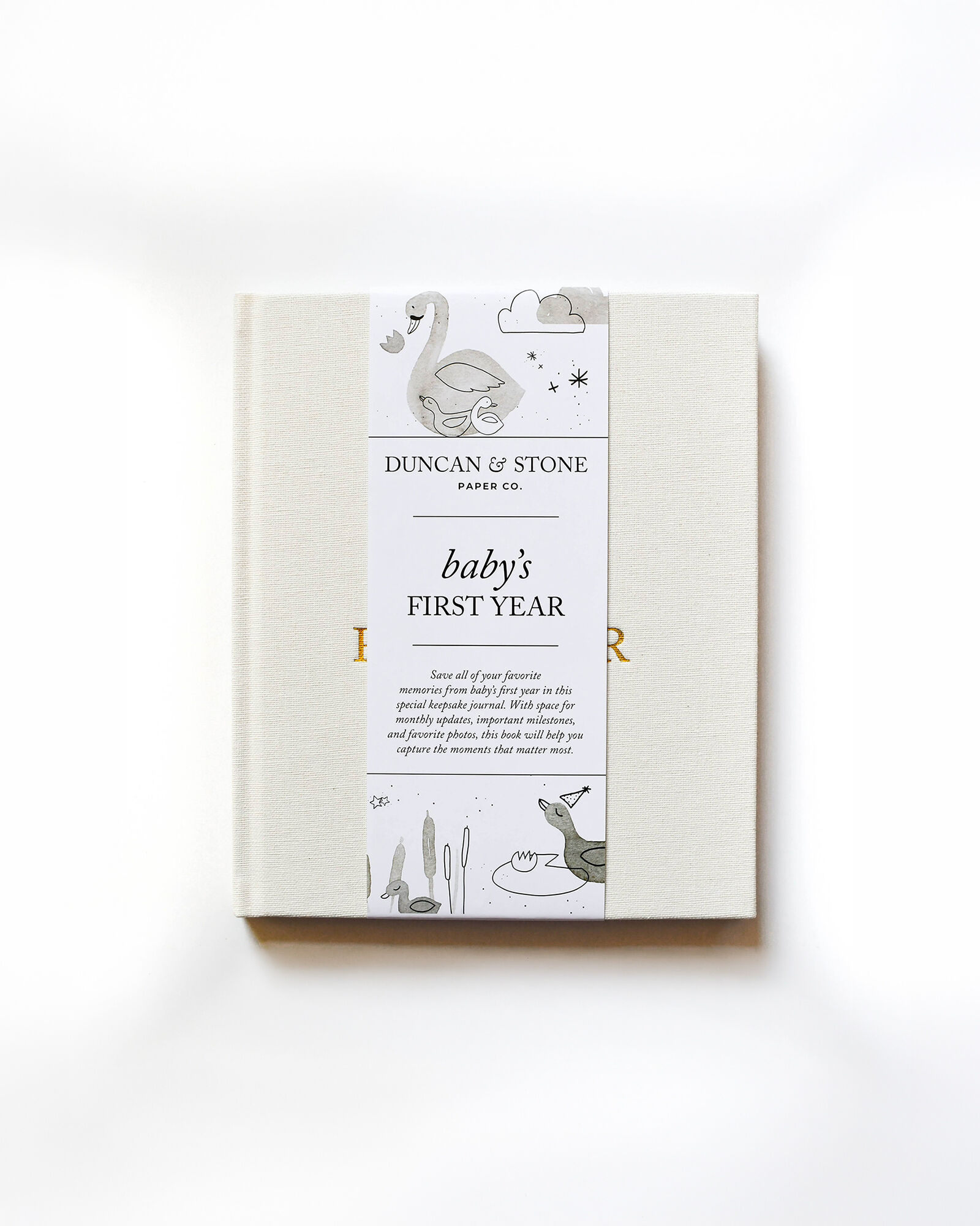 Duncan &amp; Stone Paper Co. Baby's First Year Journal