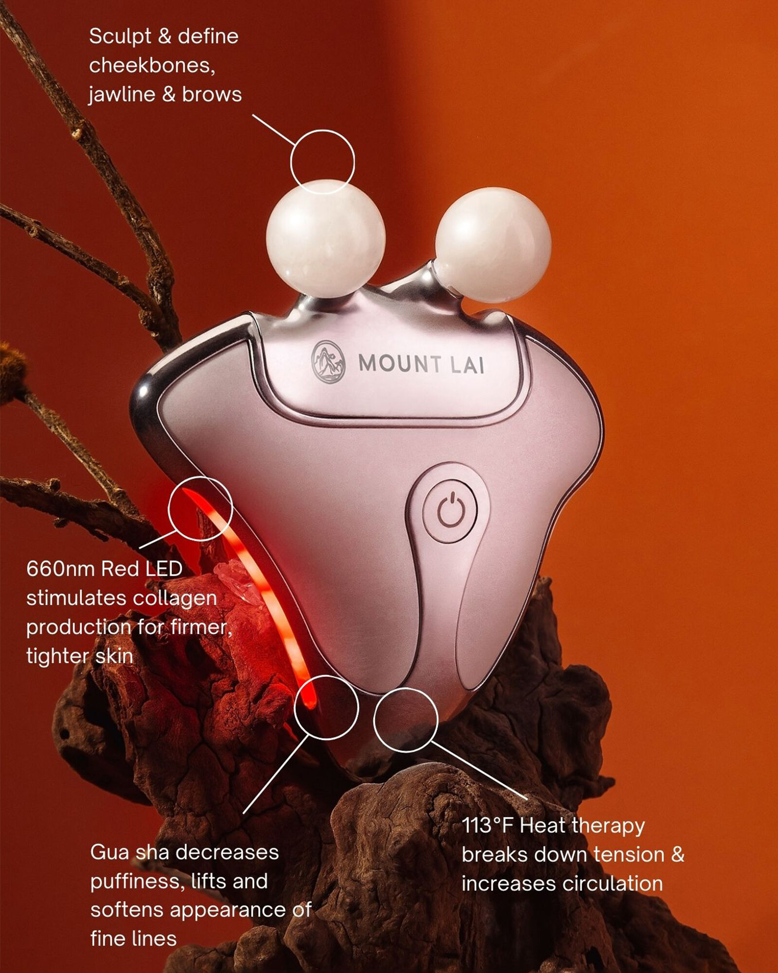 Mount Lai Vitality Qi LED Gua Sha Device