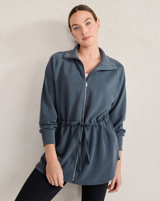 Balance Double-Knit Drawstring Jacket | Talbots