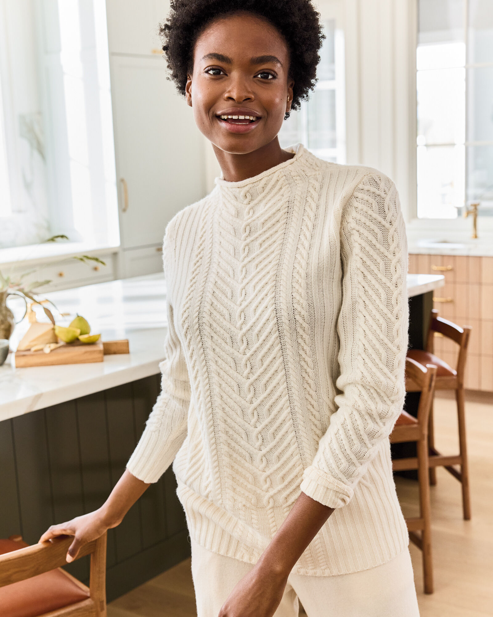 Cashmere Roll Neck Sweater Haven Well Within
