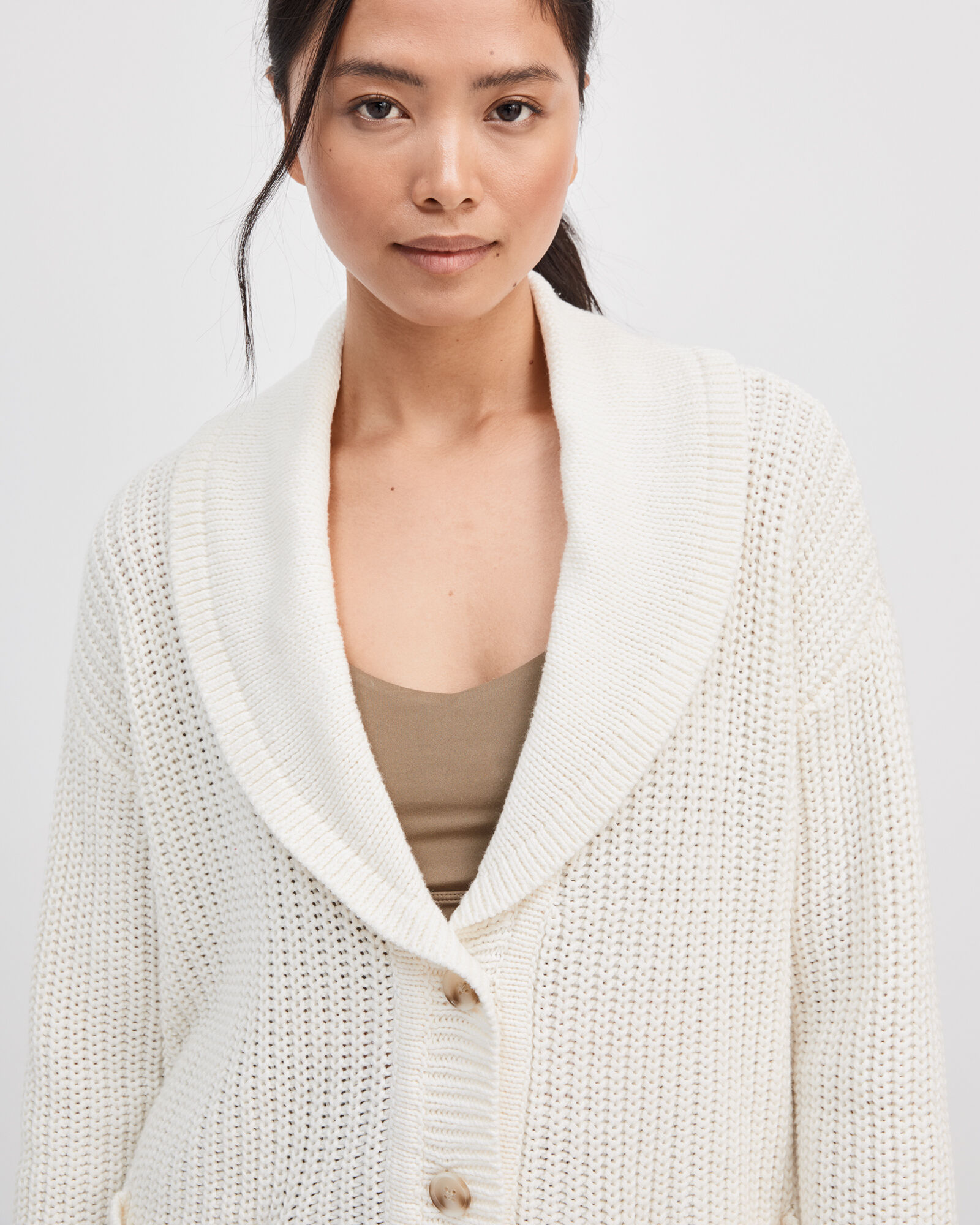 Shawl Collar Cardigan