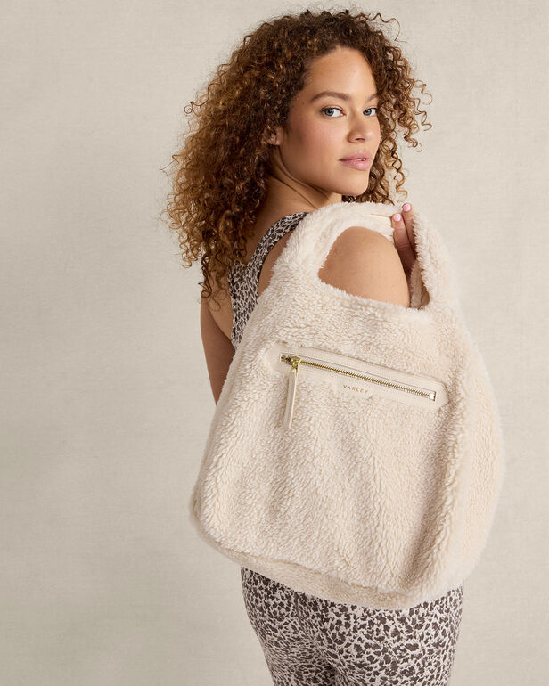 Varley Vail Sherpa Crossbody Tote