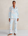 Organic Cotton Poplin Island Print Pajama Set
