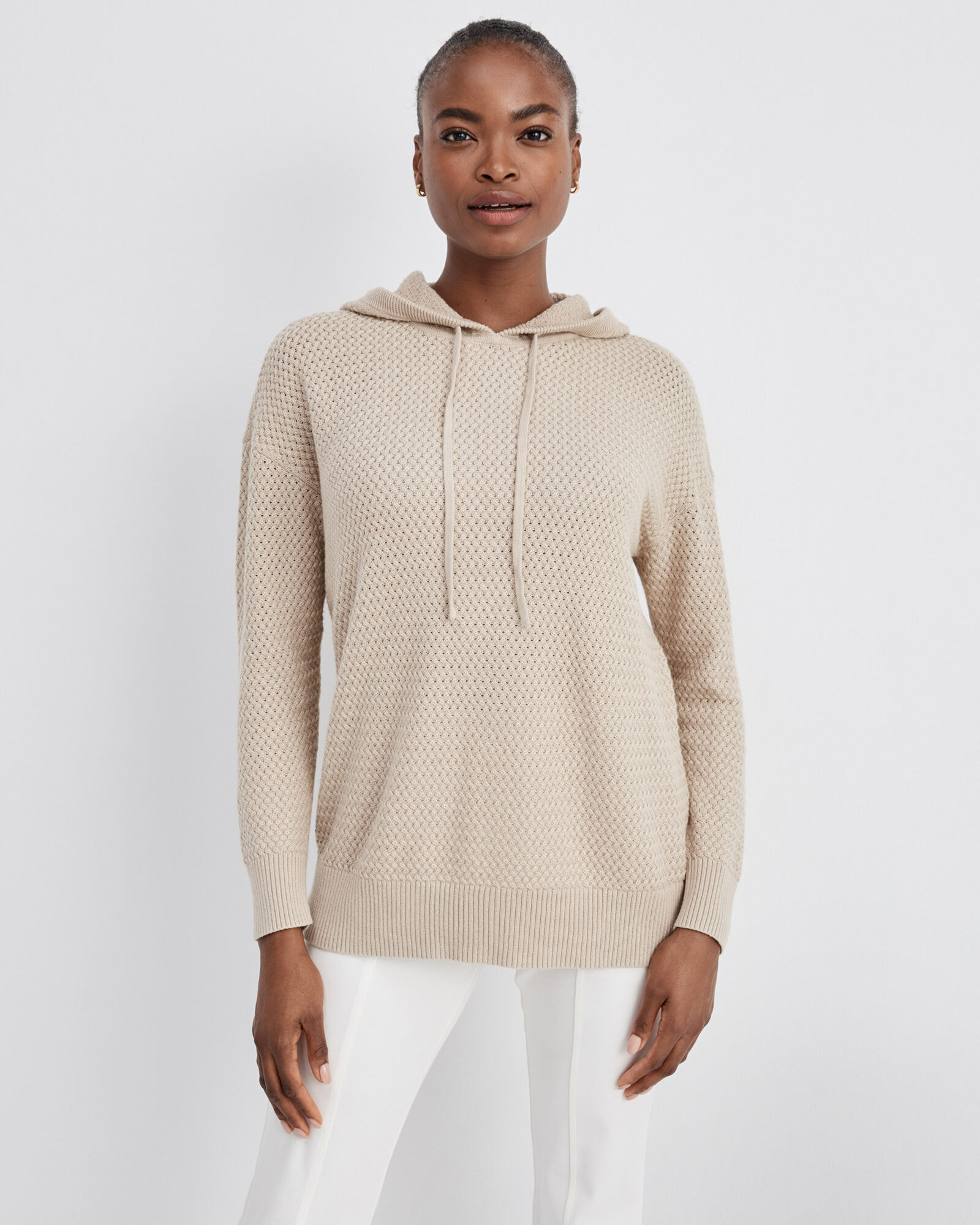 Cotton cashmere hoodie hotsell womens