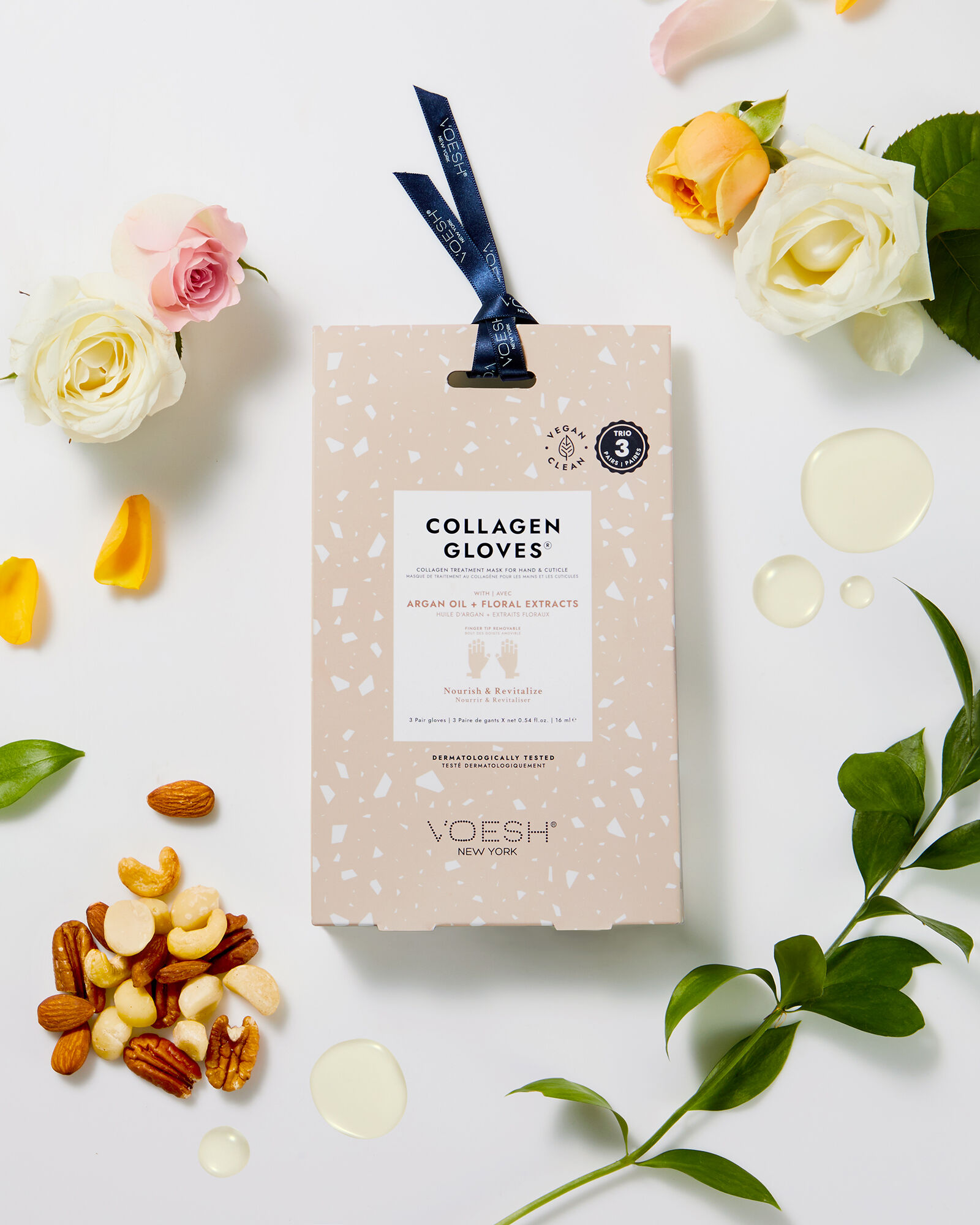 VOESH Collagen Gloves With Argan Oil Trio