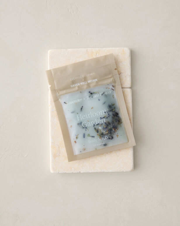 Cleanse Gourmet x Haven Well Within Scrub Pouch