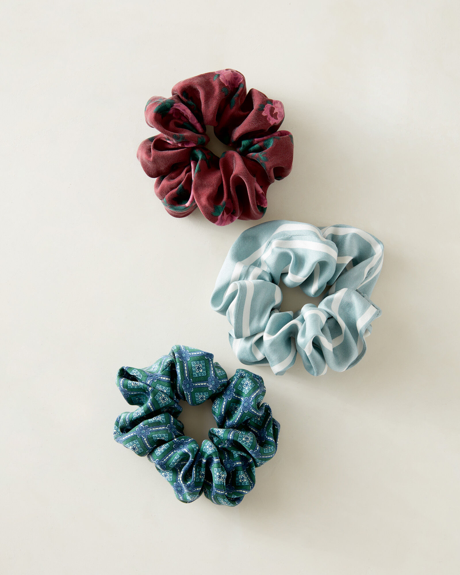 Haven washable silk wavy Scrunchie Washable Silk Hair Scrunchie | Haven Well Within main image 3