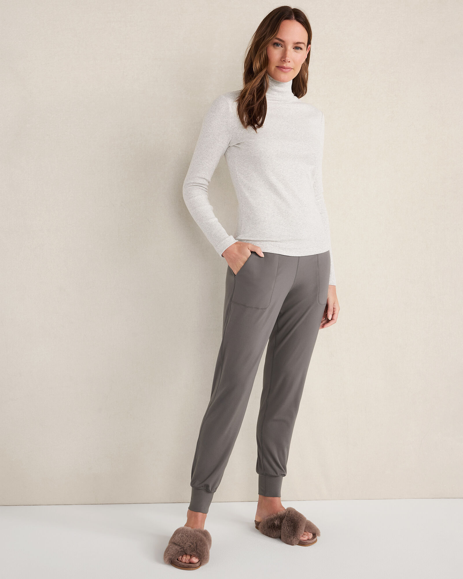 Organic Cotton Mockneck Long Sleeve Tee