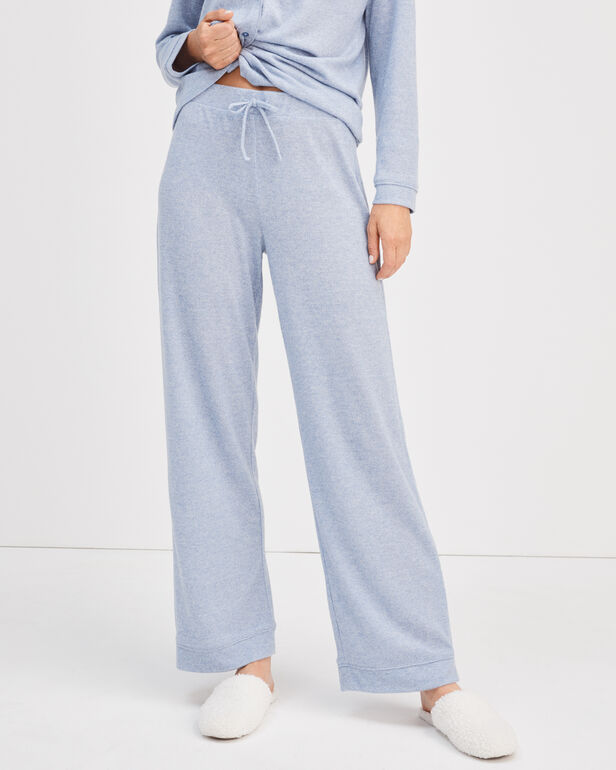 Marled Knit Pajama Pants
