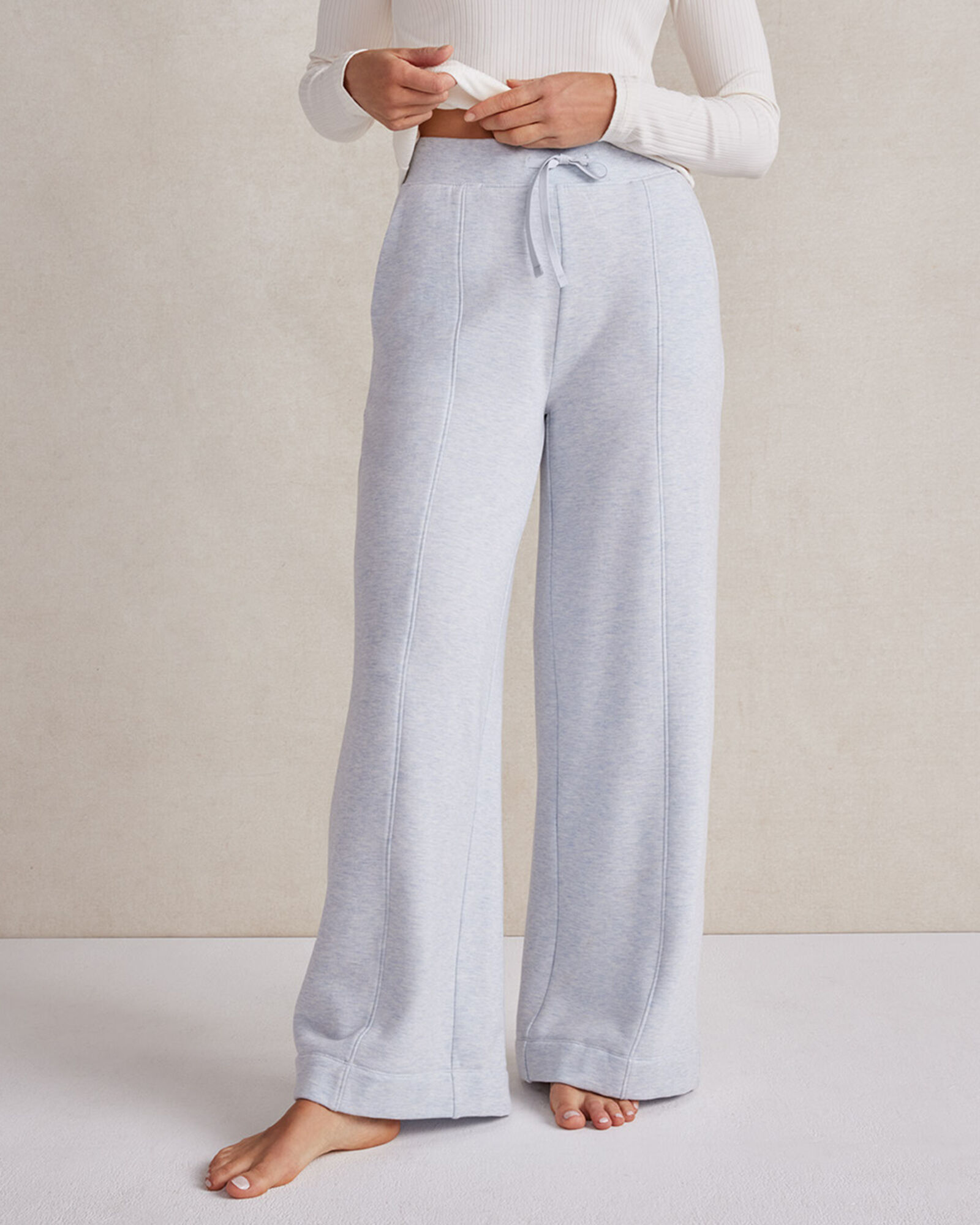 Fleece Wide Leg Pants Haven Well Within