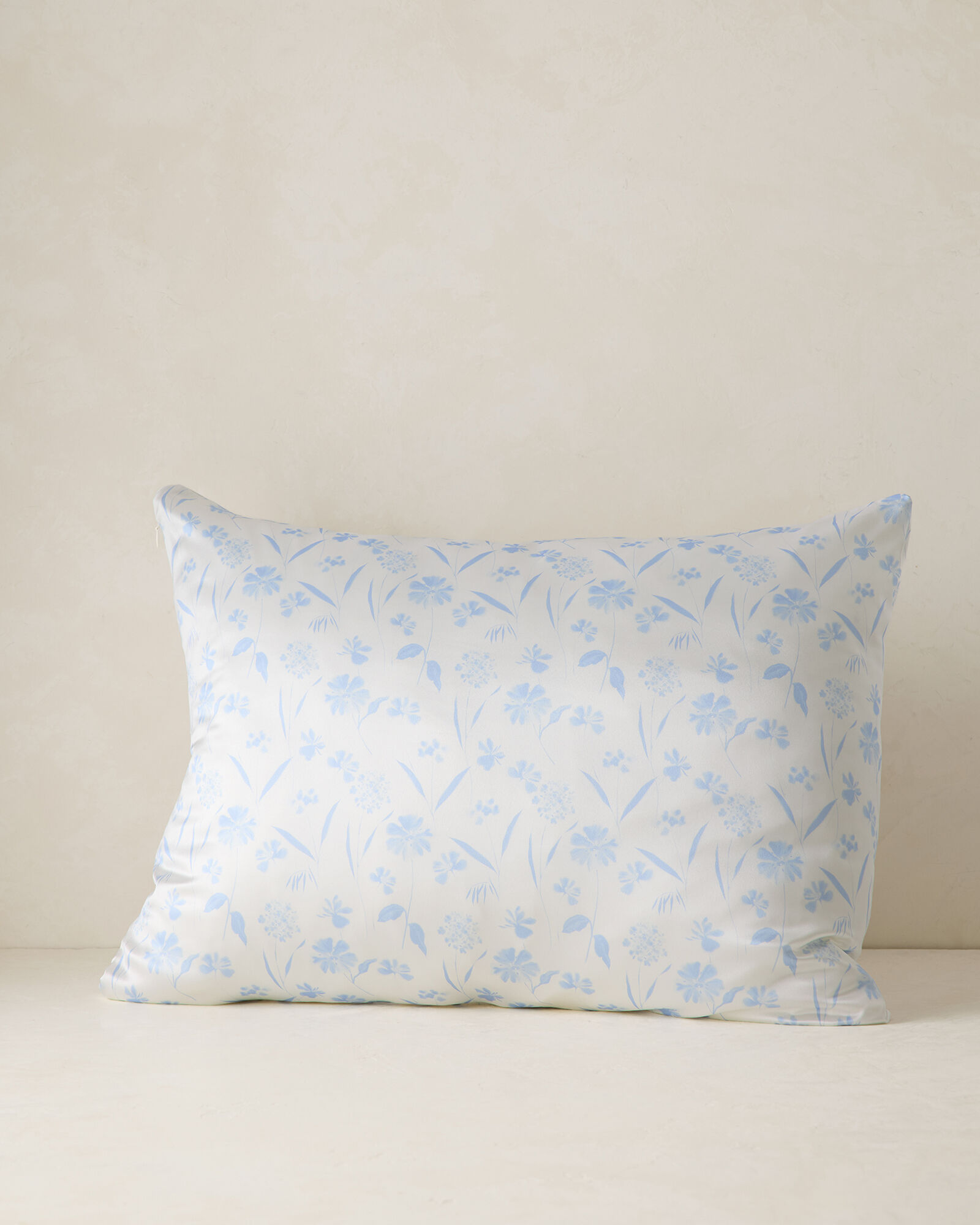 Washable Silk Printed Pillowcase