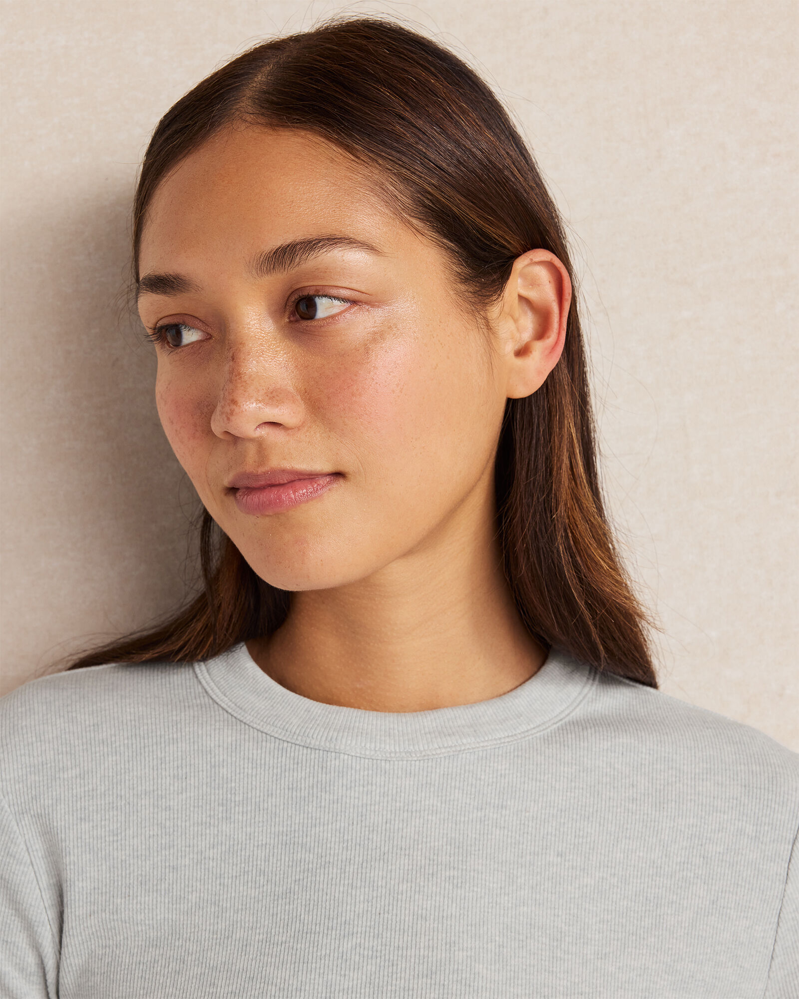 Botanical-Dyed Organic Cotton Long Sleeve Tee