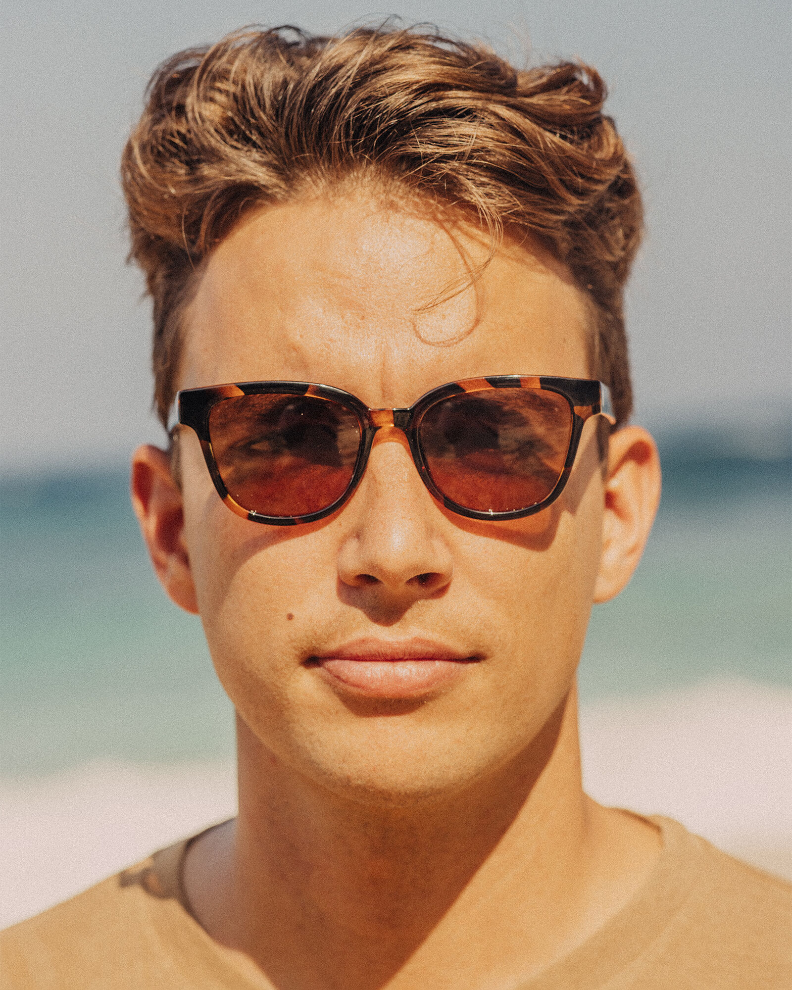 Sunski Miho Sunglasses in Tortoise Amber