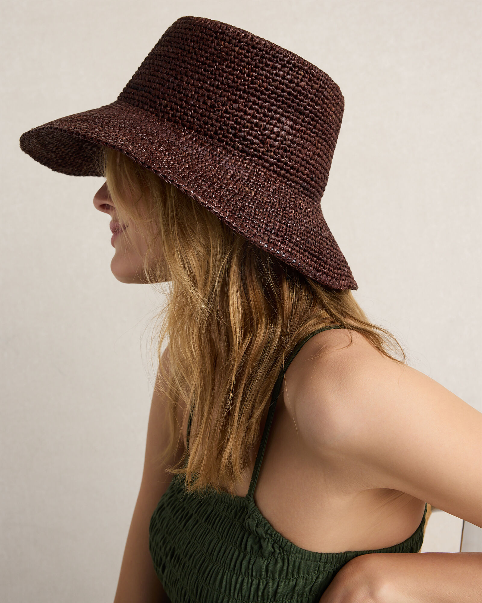 Raffia Bucket Hat | Haven Well Within display picture 1