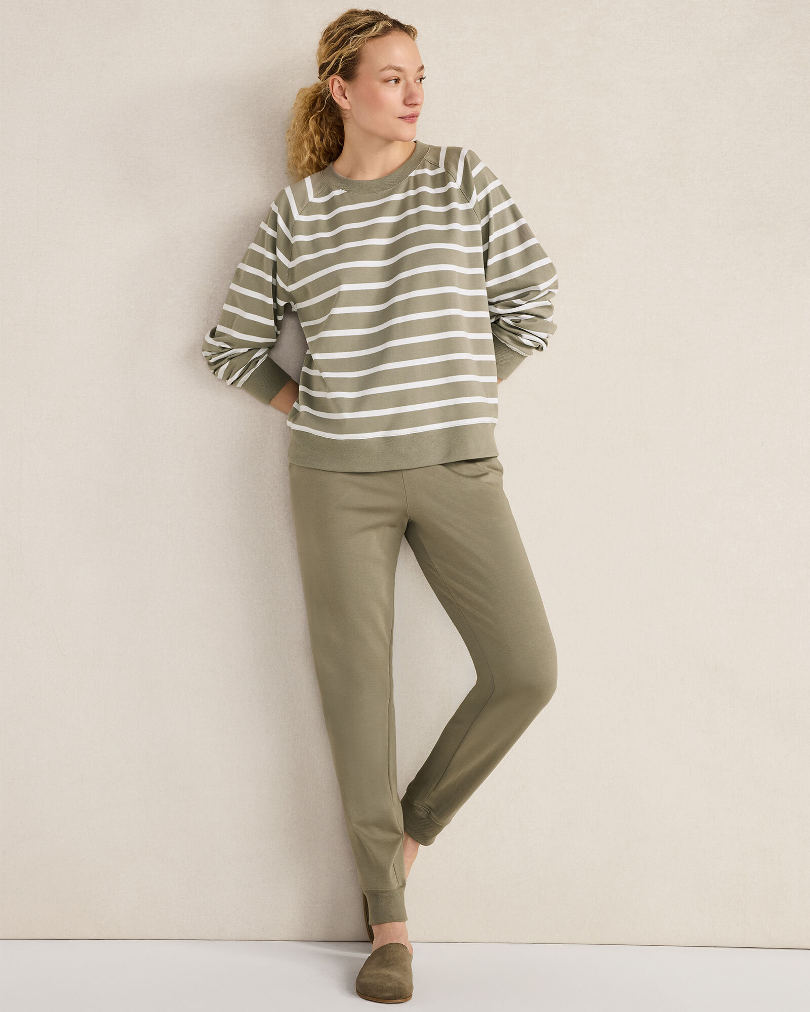 Organic Cotton Interlock Joggers