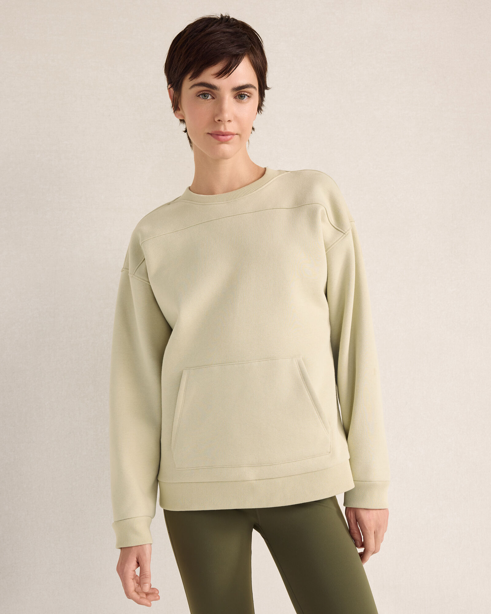 Balance Cloud Fleece Crewneck Top