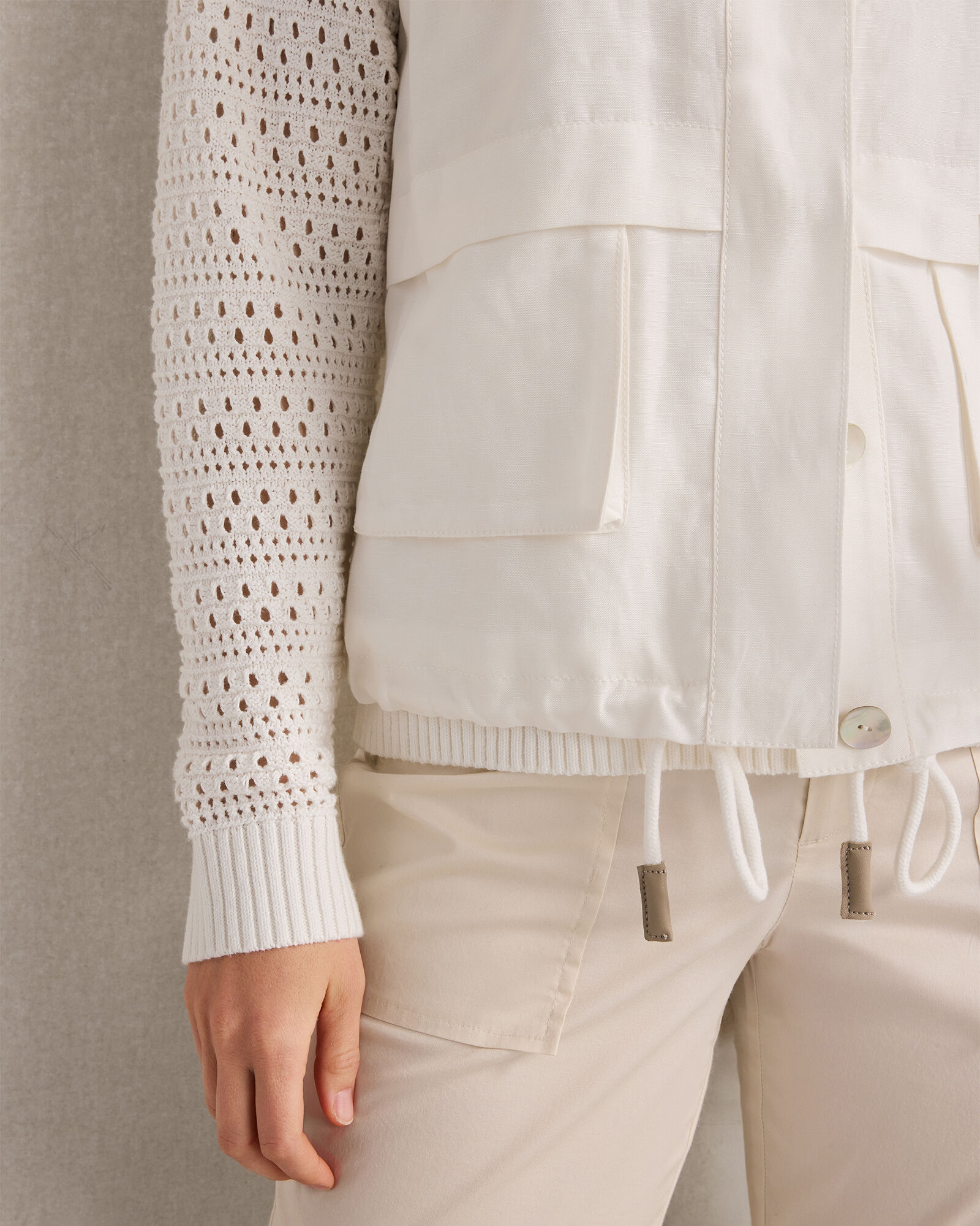 Linen Blend Vest