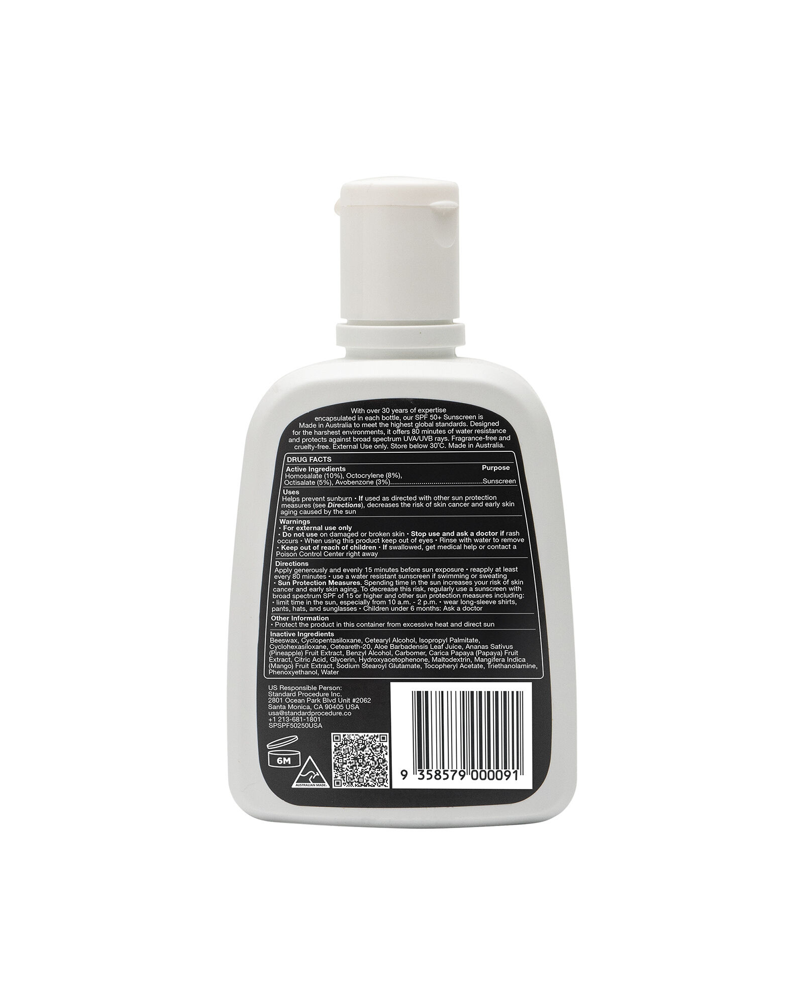 Standard Procedure&reg; 50+ SPF Sunscreen