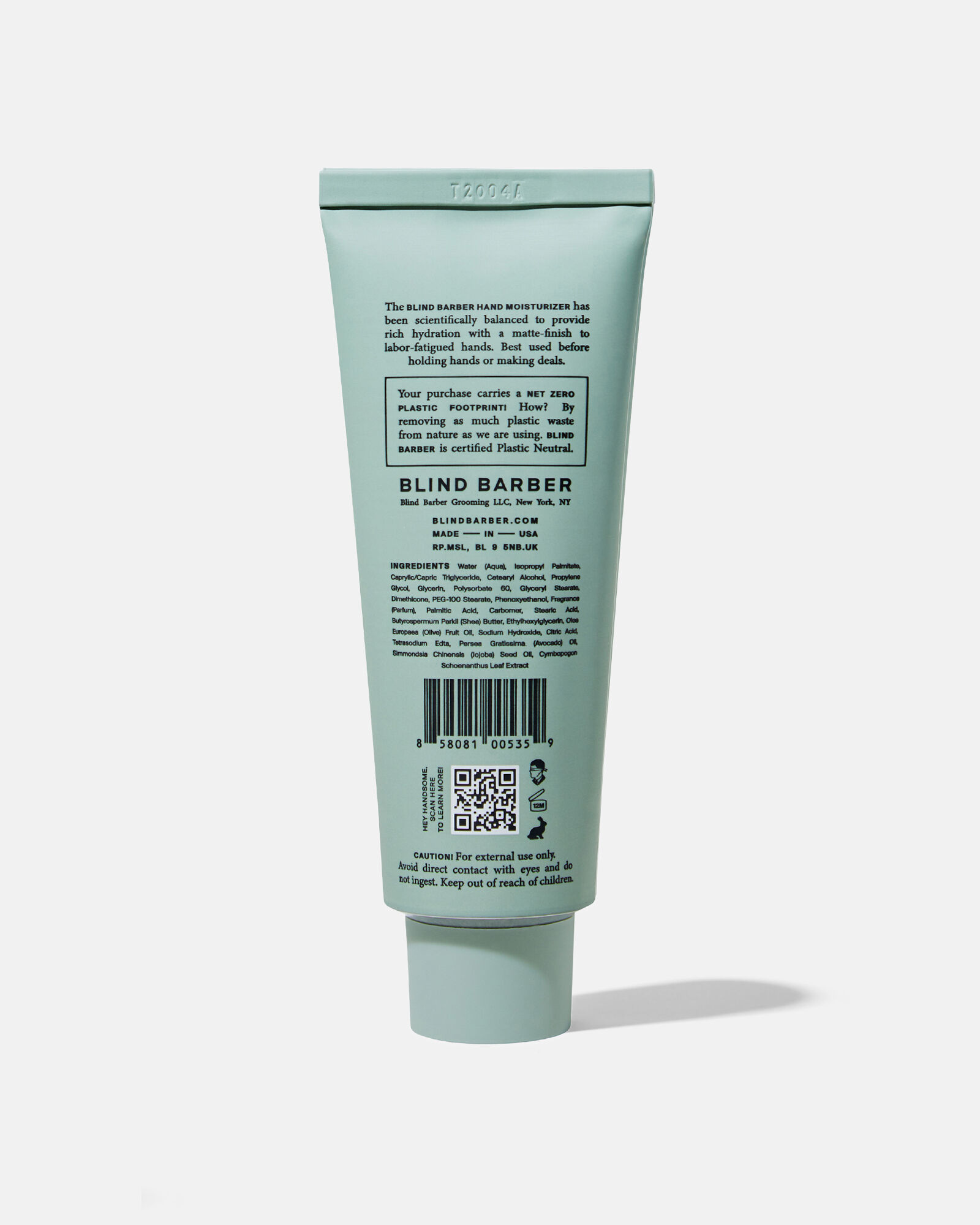 Blind Barber Hand Moisturizer