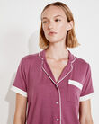 Dream Tencel&trade; Colorblock Short Sleeve Pajama Shirt
