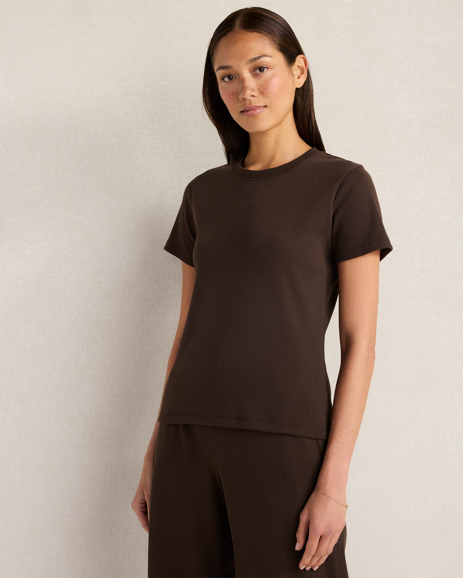 Resti Organic Cotton Rib Knit Tee