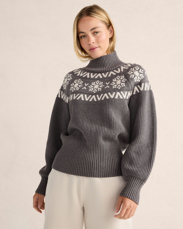 Varley Bowen Fairisle Pullover Sweater