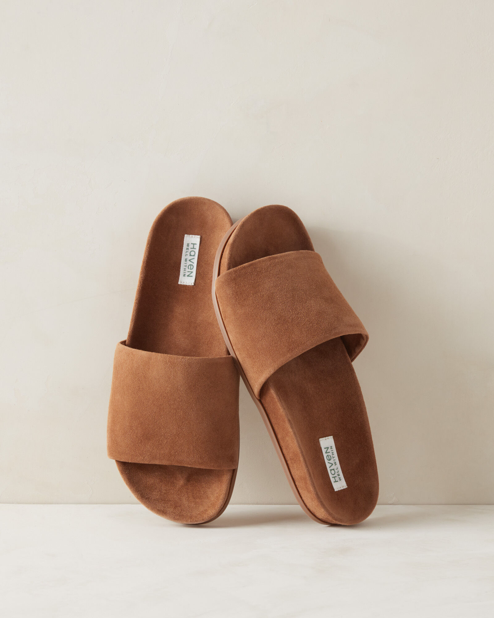 ?MAGNANNI BROWN SUEDE SLIDES Playa Men main image 2