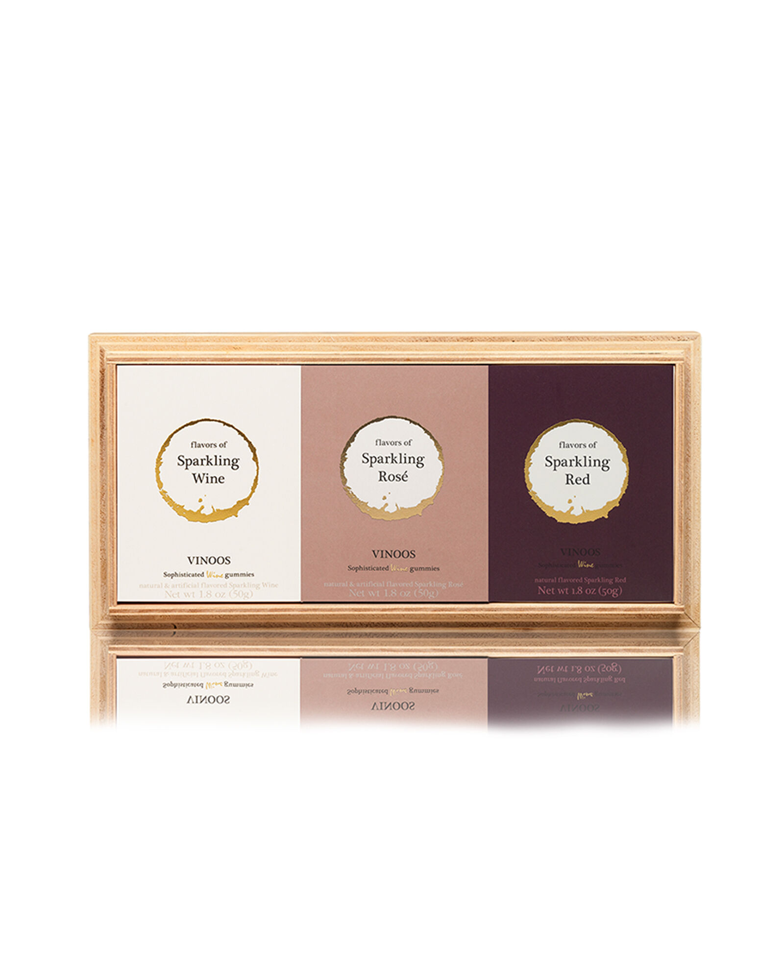Vinoos Trio Non-Alcoholic Essence of Wine Gummies