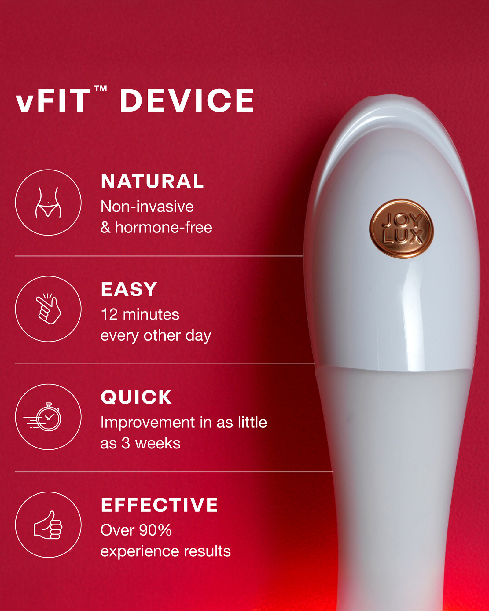 Joylux vFit&reg; Red-Light Intimate Wellness Device