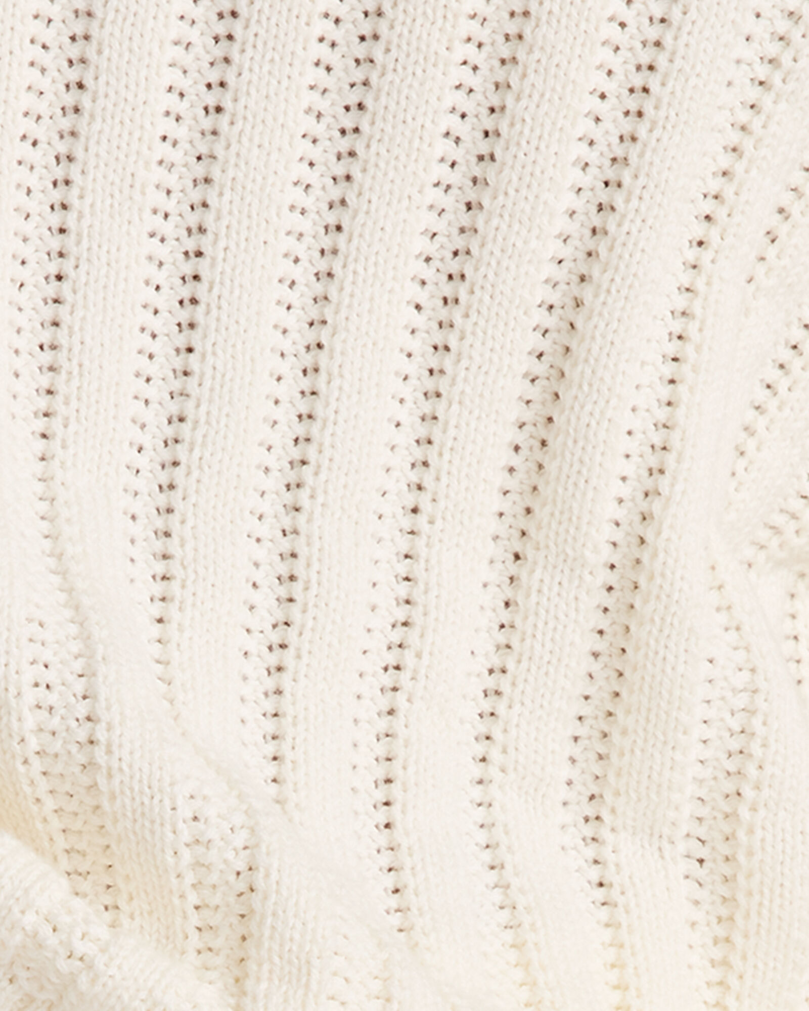 Cotton Vertical Stitch Sweater Tee