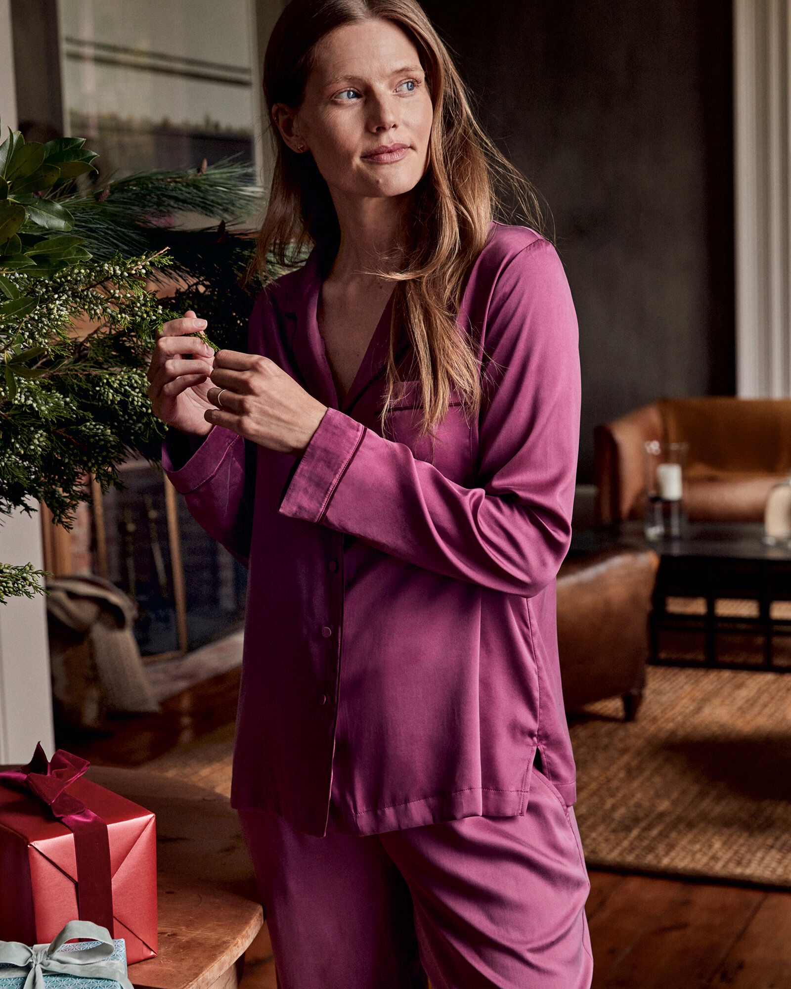 Washable Silk Pajama Shirt