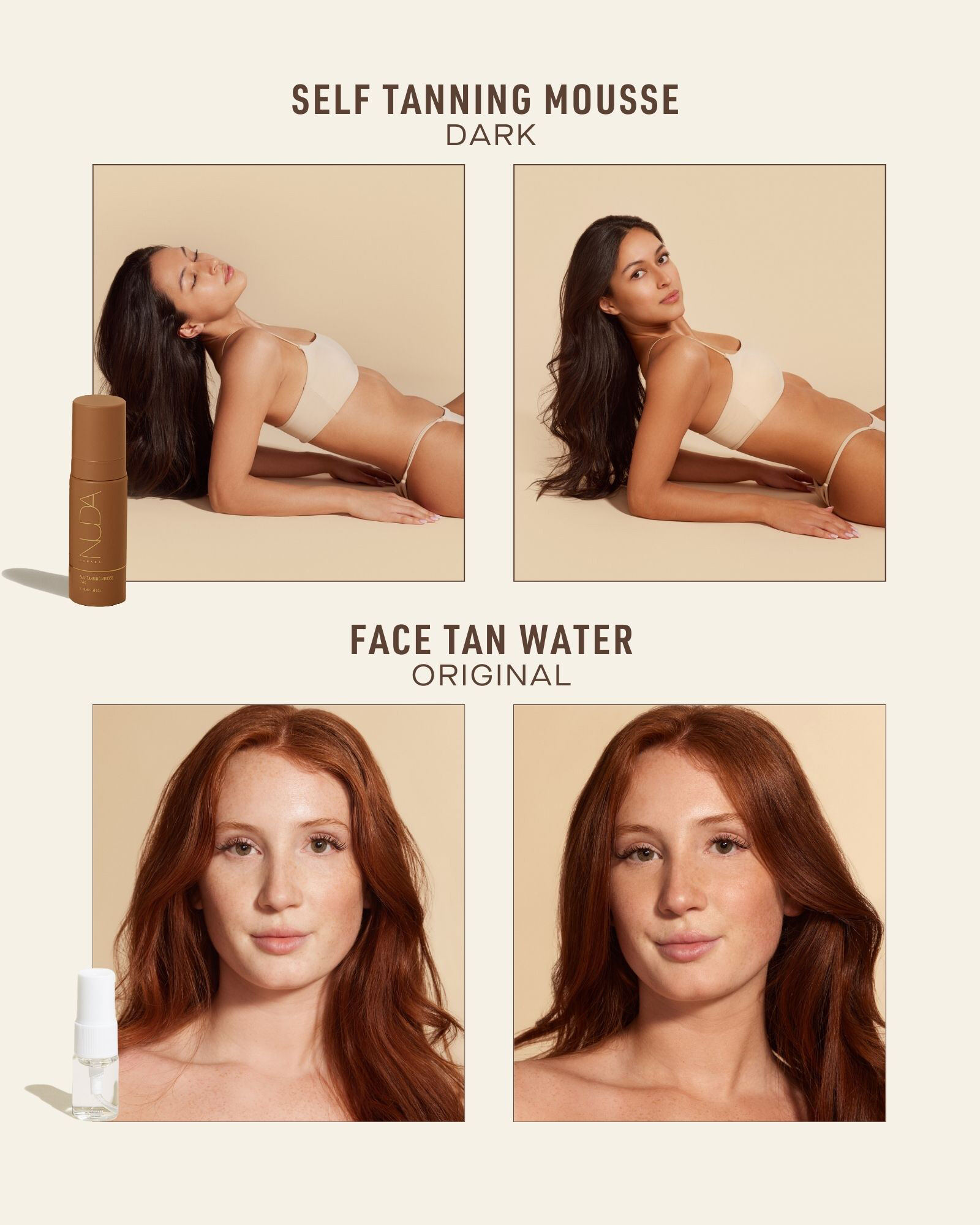 NUDA Self Tanning Travel Kit