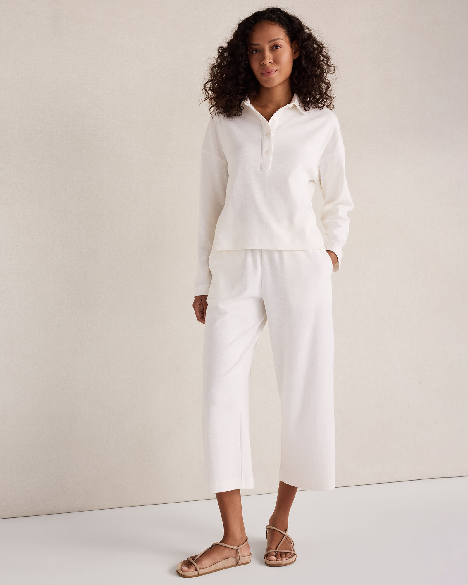 Organic Cotton Slub Interlock Pants