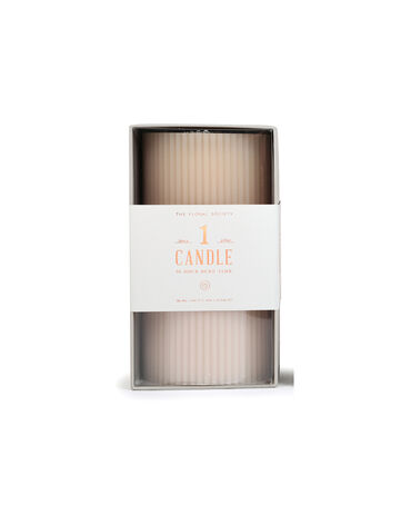 The Floral Society Fancy Pillar Candle