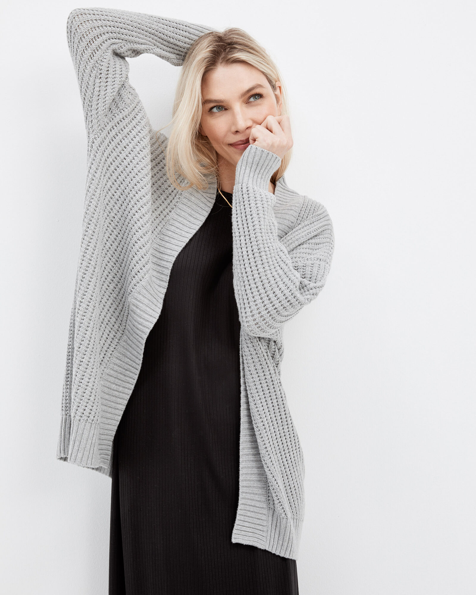 Organic Cotton Cocoon Cardigan