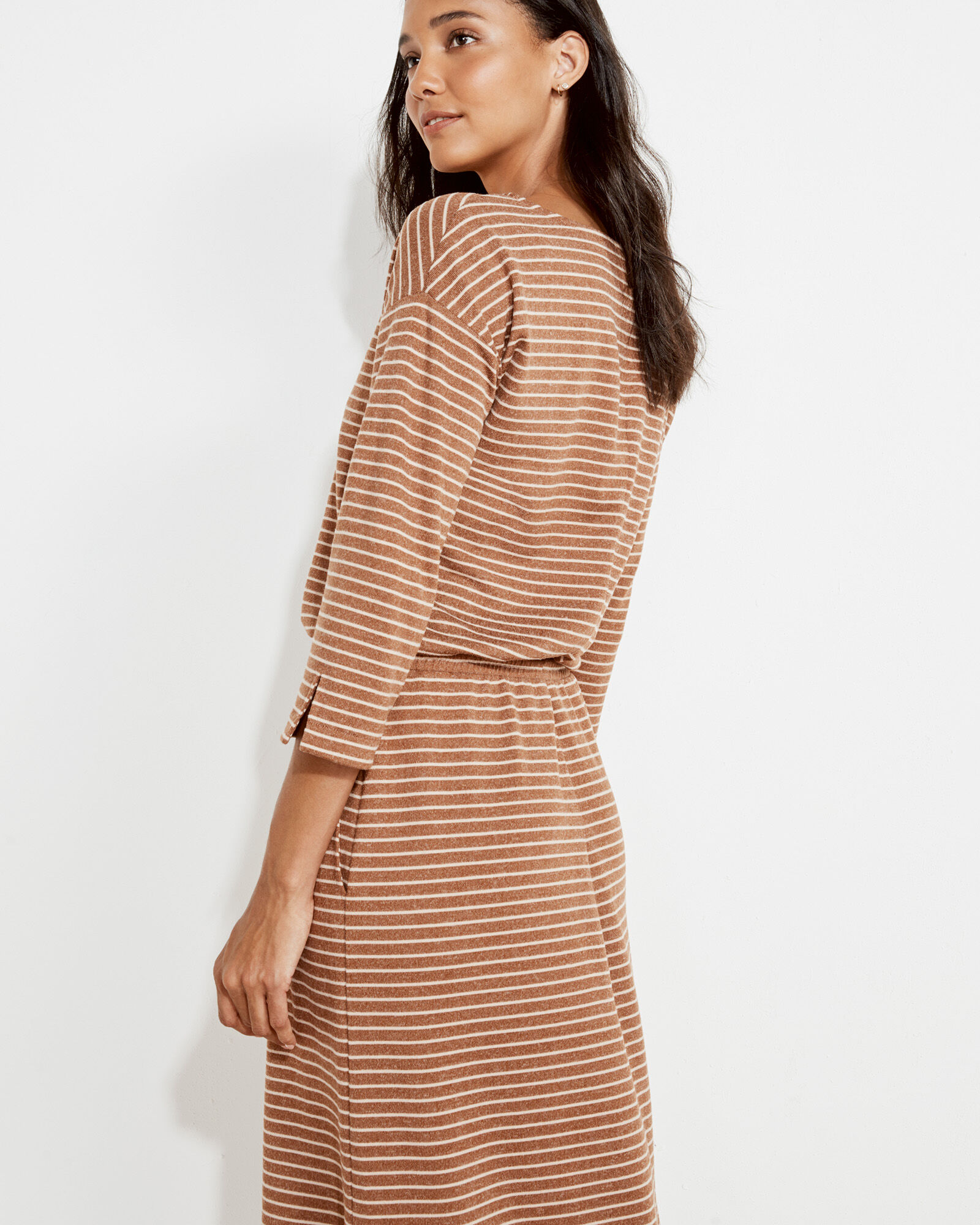 Marled Knit Tie Waist Midi Dress | Haven Well Within Marled Knit Tie Waist Midi Dress | Haven Well Within