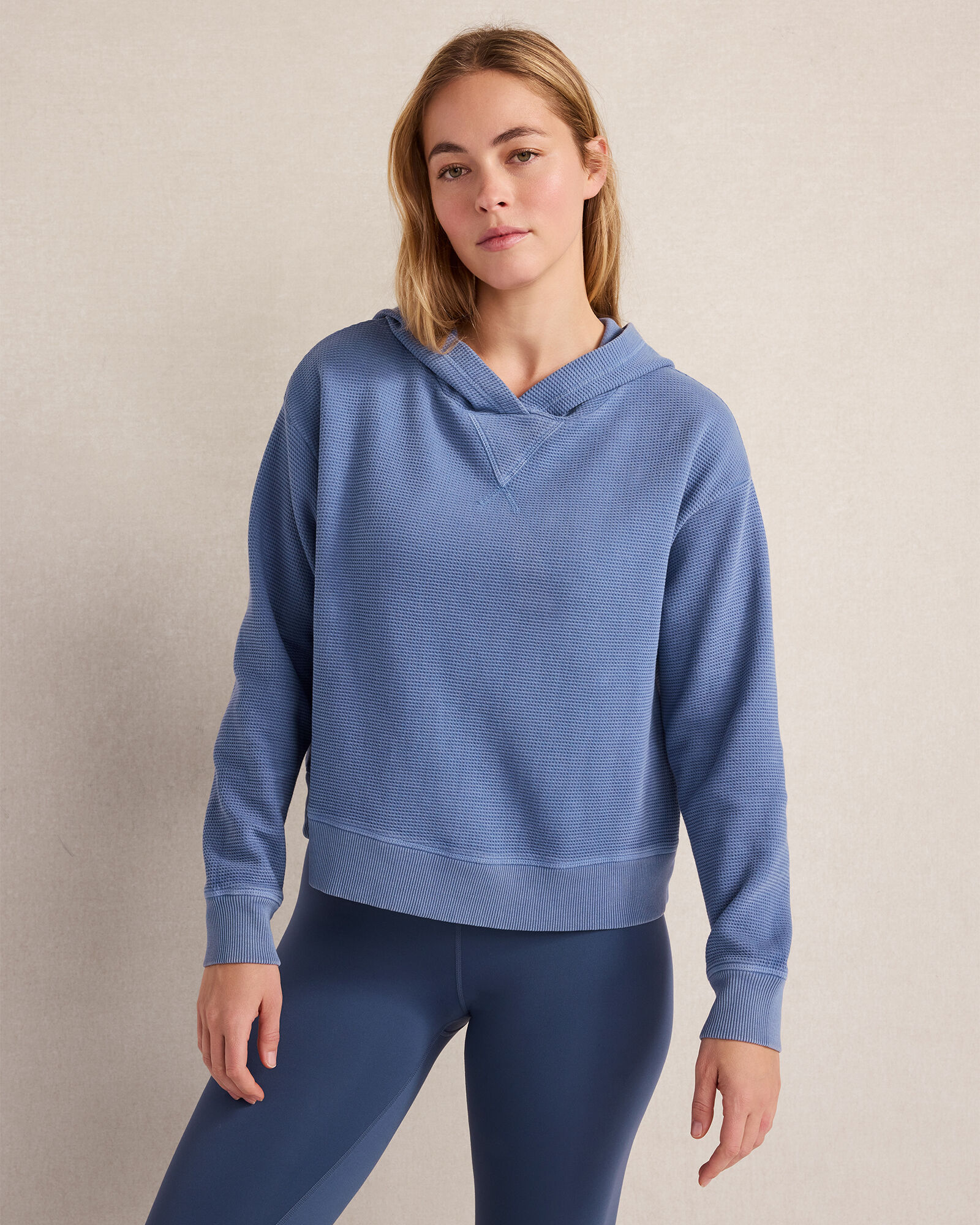 Resti Organic Cotton Waffle Hoodie