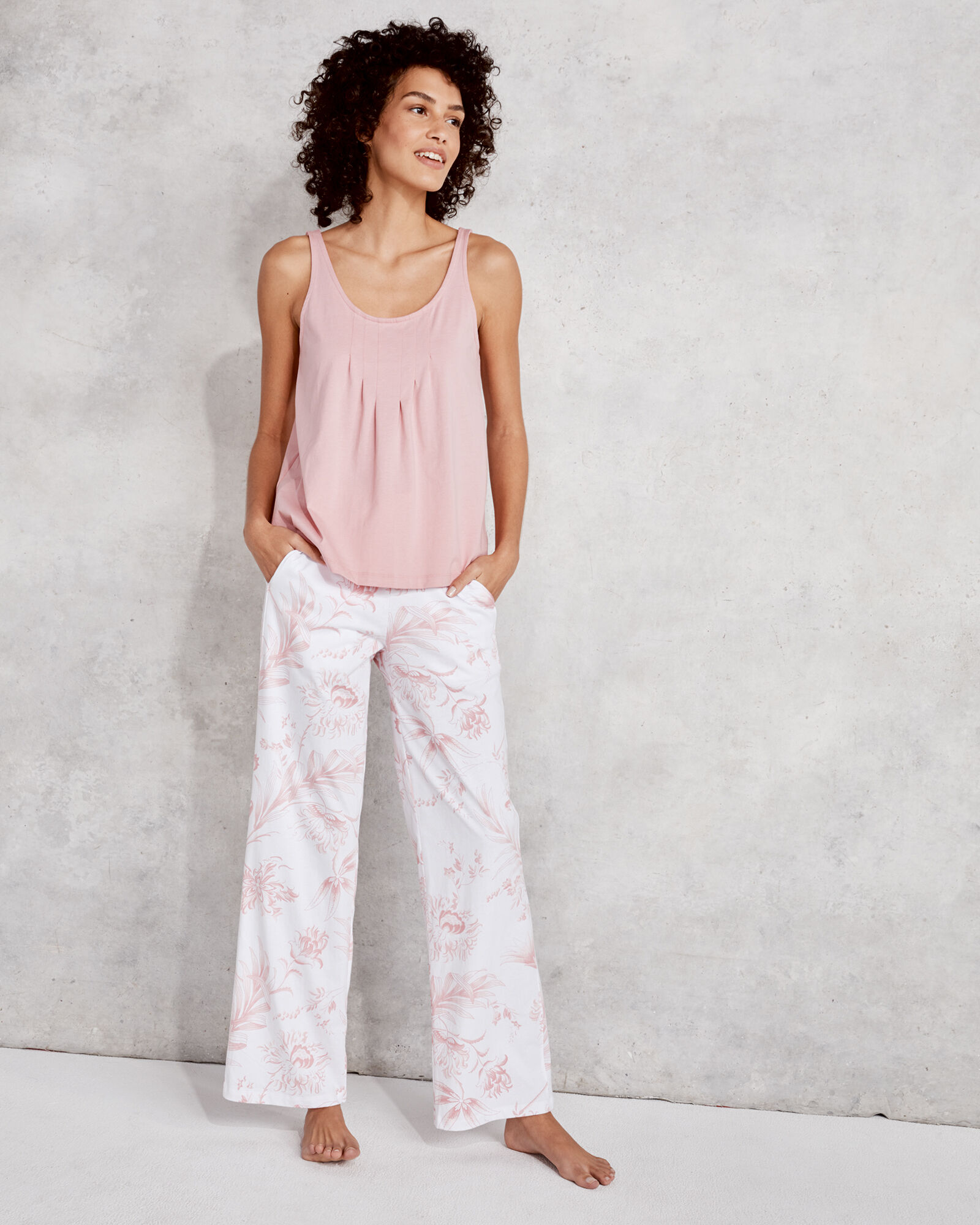 Organic Cotton Jersey Tropical Toile Pants | Haven Well Within