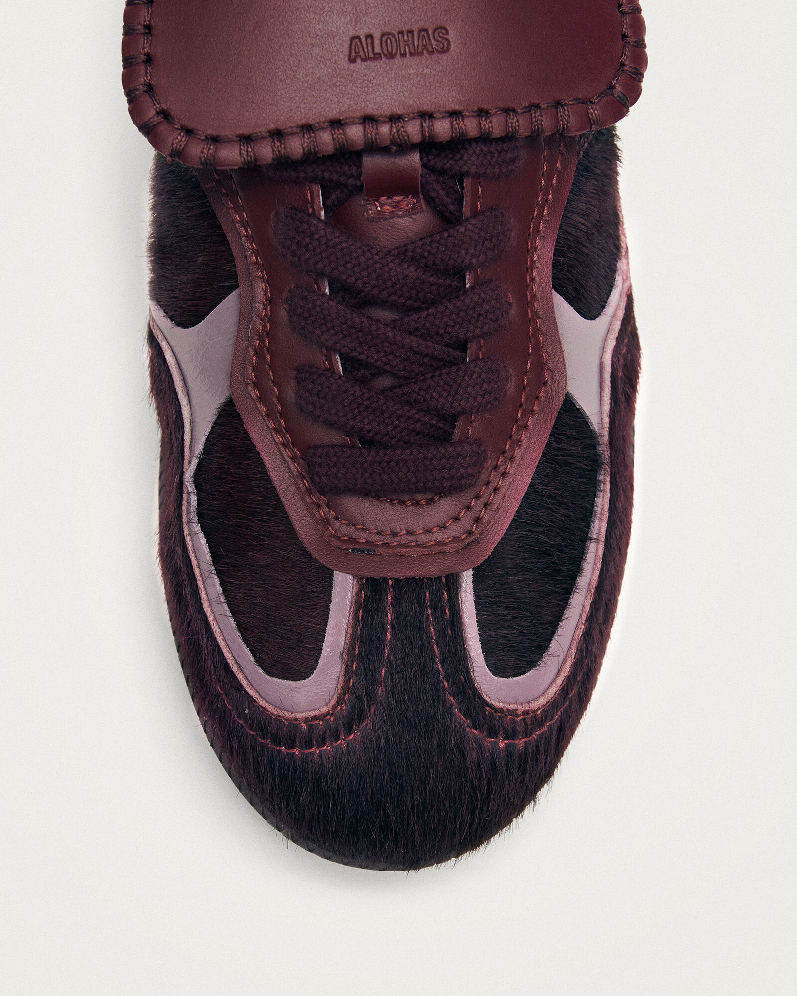 ALOHAS Tb.490 Club Soft Burgundy Leather Sneakers