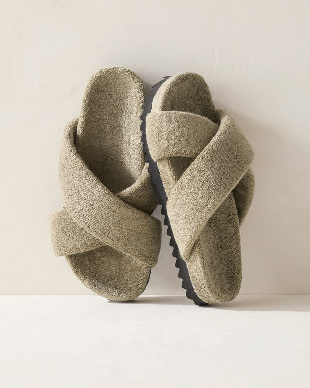 Resti Criss-Cross Terry Slippers