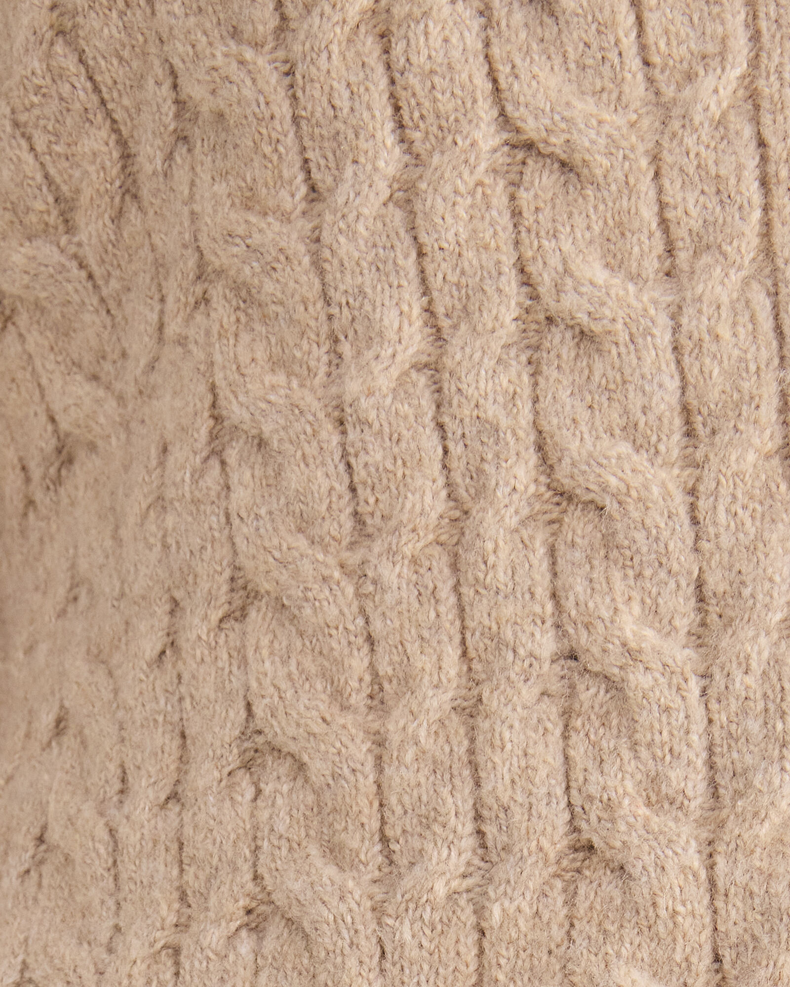Organic Cotton Blend Gradient Cable Cardigan