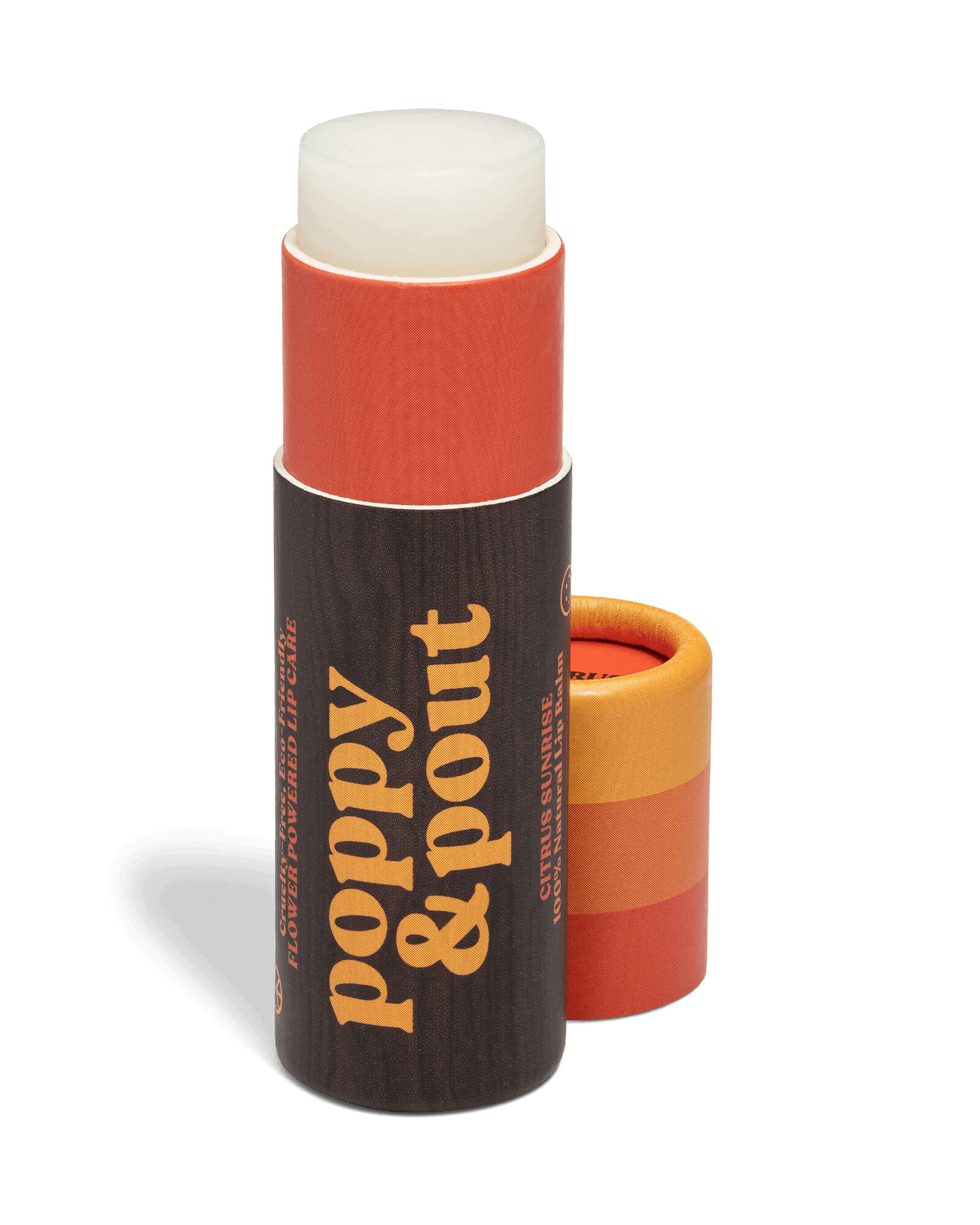 Poppy + Pout Retro Surf Lip Balm in Citrus Sunrise